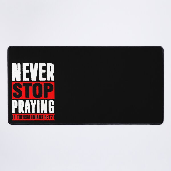 Item preview, 1 Thessalonians 5:17 designed and sold by plushism.