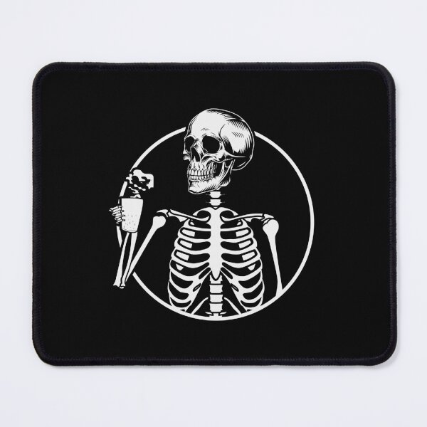 Item preview, funny halloween skeleton drinks coffe  2021 designed and sold by cartrica.