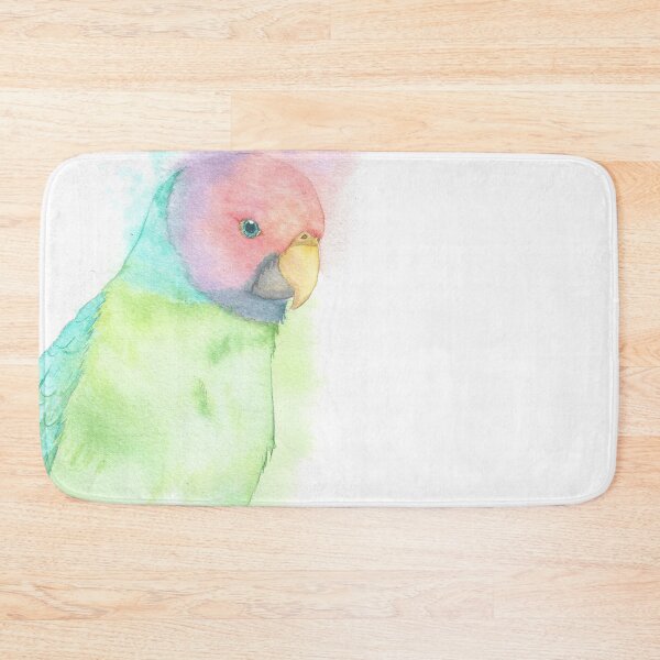 Item preview, Copy of Plum-headed parakeet watercolor portrait designed and sold by L'Atelier Oranjade.