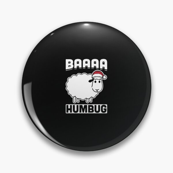 Item preview, Baaaa Humbug Funny Sheep Anti Xmas Scrooge Grumpy 41 designed and sold by CherylNolen.