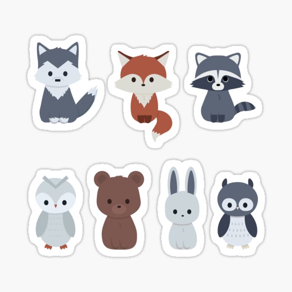 Little Fox Stickers for Sale