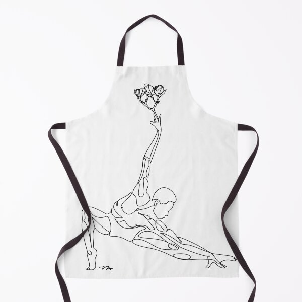 Item preview, Abstract one continuous line male figure outline. Artistic linear drawing, sketch. designed and sold by OneLinePrint.