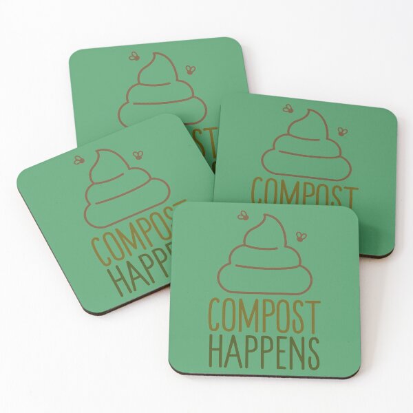 Item preview, Compost Happens. Funny Gardener´s Wisdom designed and sold by Rebel-Design.