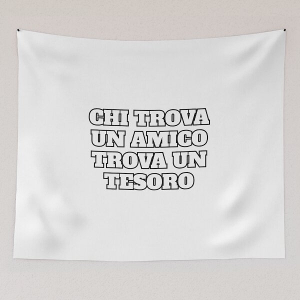 Item preview, Italian sayings - Chi trova un amico trova un tesoro - Italian proverbs designed and sold by Silviajones.