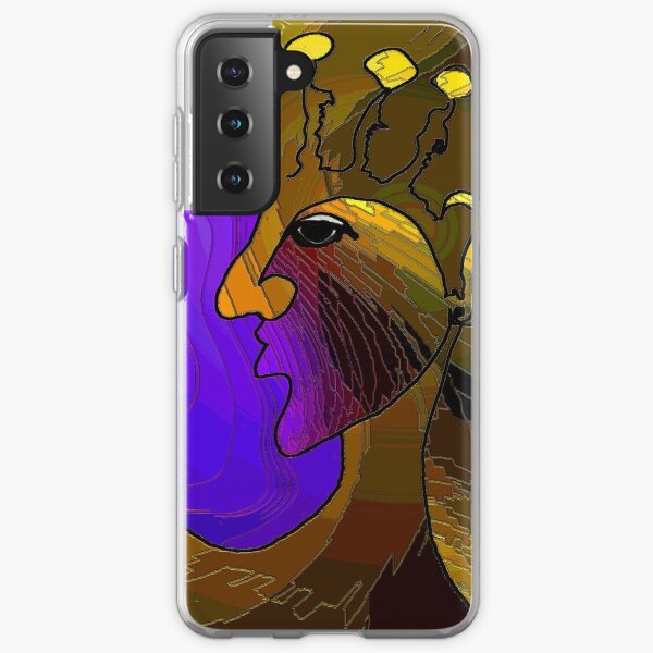 Purple Bag lady Samsung Galaxy Soft Case