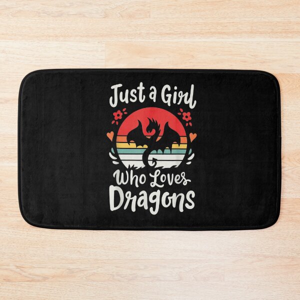 Item preview, Dragon Just a Girl Who Loves Dragons designed and sold by NexiPrint.