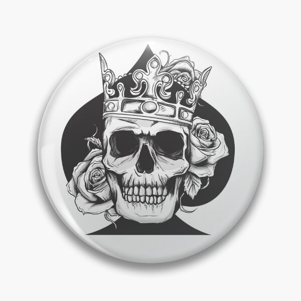 Item preview, King of spades skull- skull designed and sold by Designs Of all kinds.