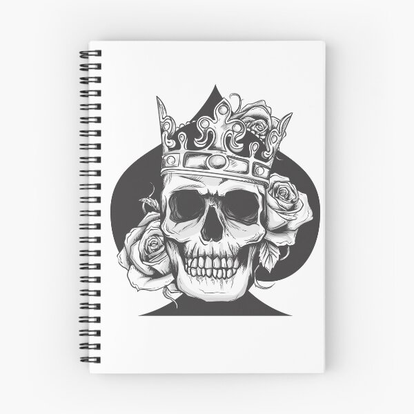 Item preview, King of spades skull- skull designed and sold by Designs Of all kinds.
