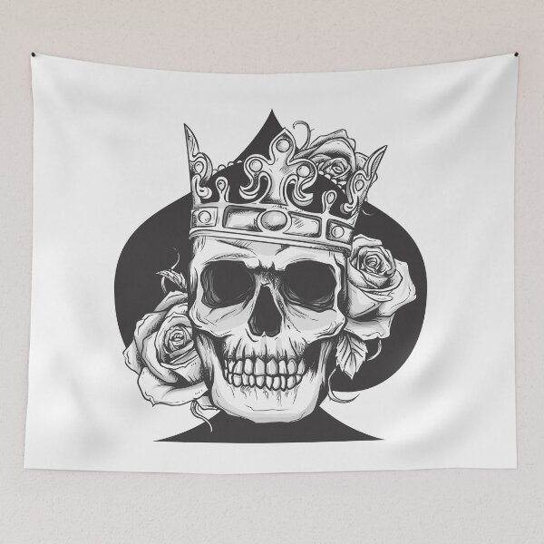 Item preview, King of spades skull- skull designed and sold by Designs Of all kinds.