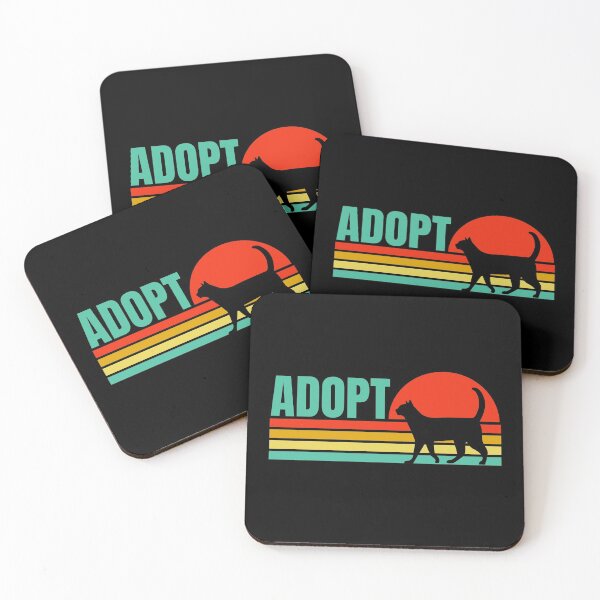 Item preview, Adopt a Cat, Retro Vintage Sunset designed and sold by ACC .