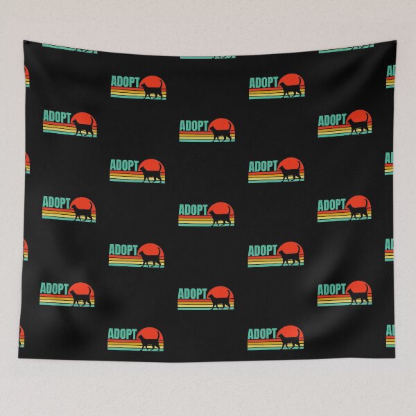 Item preview, Adopt a Cat, Retro Vintage Sunset designed and sold by ACC .