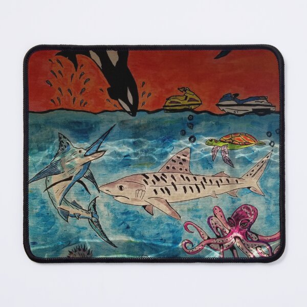 Item preview, Ocean and sharks designed and sold by brianjt.