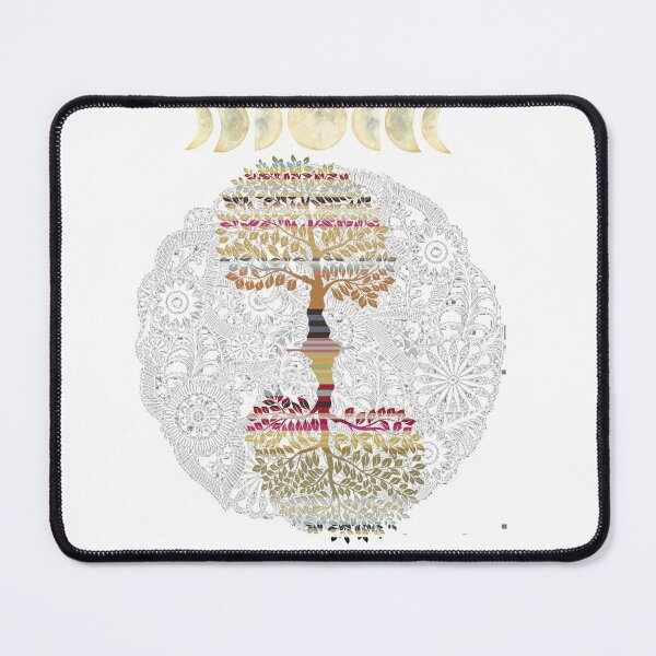 Item preview, Phases of the Moon Retro 60's 70's Vibe Tree of Life designed and sold by Independence arrival.