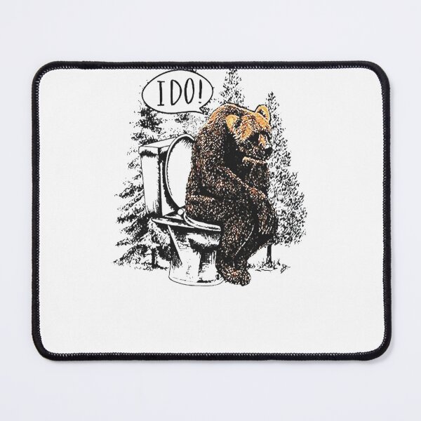 Item preview, Bear I do Toilet go out side camping designed and sold by CherylNolen.