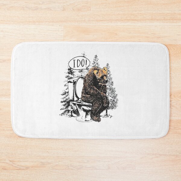 Item preview, Bear I do Toilet go out side camping designed and sold by CherylNolen.