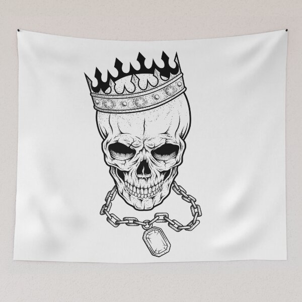 Item preview, King of skull skeleton king-king skull designed and sold by Designs Of all kinds.