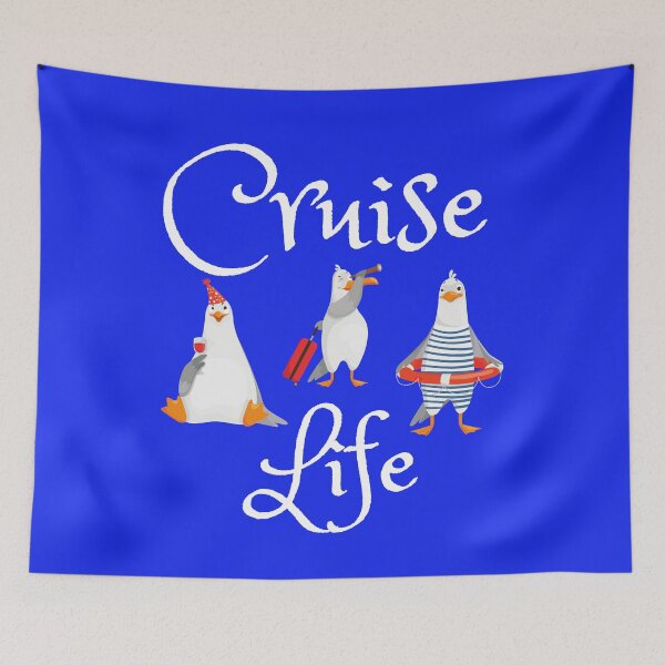 Item preview, Cruise life seagull cruise boat design designed and sold by PinkArtDesigns.