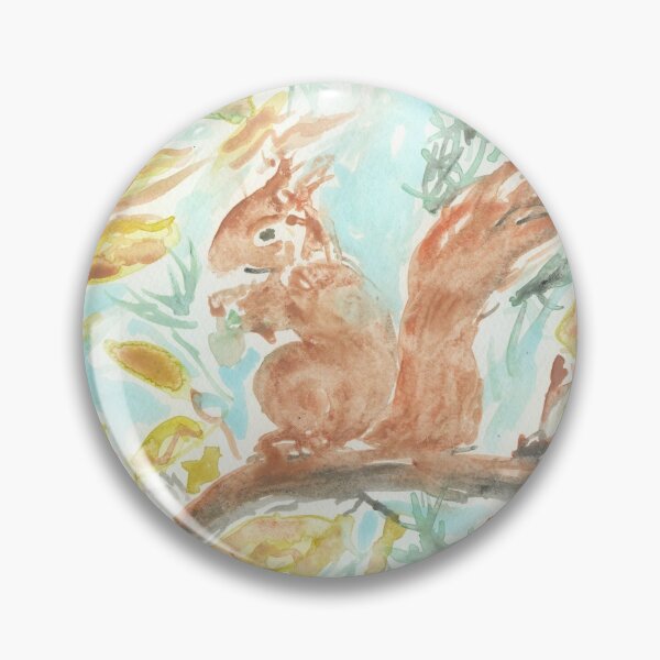 Item preview, Red Squirrel in Chinese Inks designed and sold by LymphomaLass.