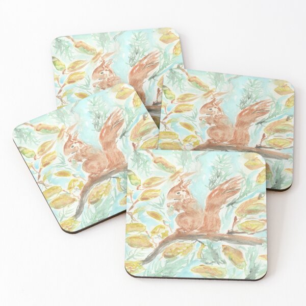 Item preview, Red Squirrel in Chinese Inks designed and sold by LymphomaLass.