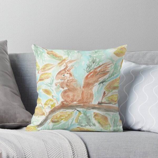 Item preview, Red Squirrel in Chinese Inks designed and sold by LymphomaLass.