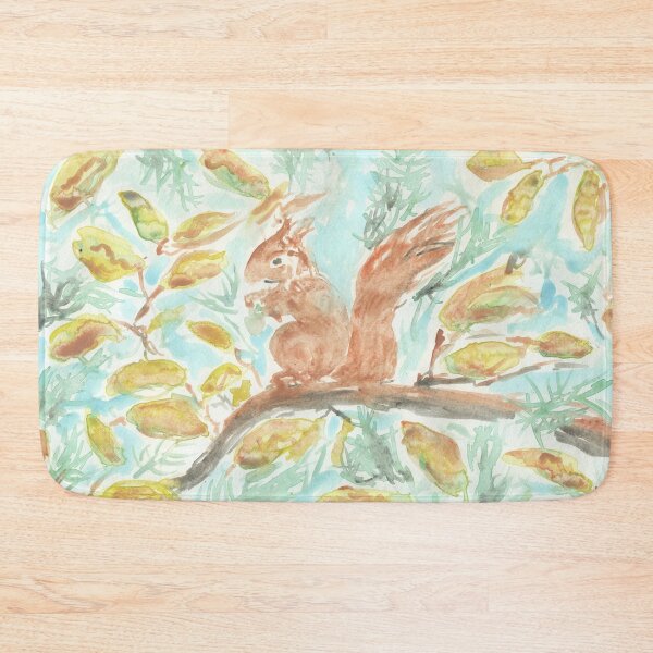 Item preview, Red Squirrel in Chinese Inks designed and sold by LymphomaLass.