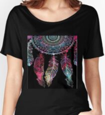 featured black mandala Women's Relaxed Fit T-Shirt