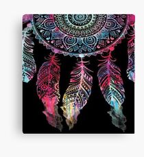 featured black mandala Canvas Print