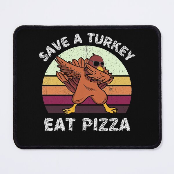 Item preview, Dabbing Turkey Eat Pizza Vegan Vegetarian Funny Thanksgiving designed and sold by TheStudioBee.