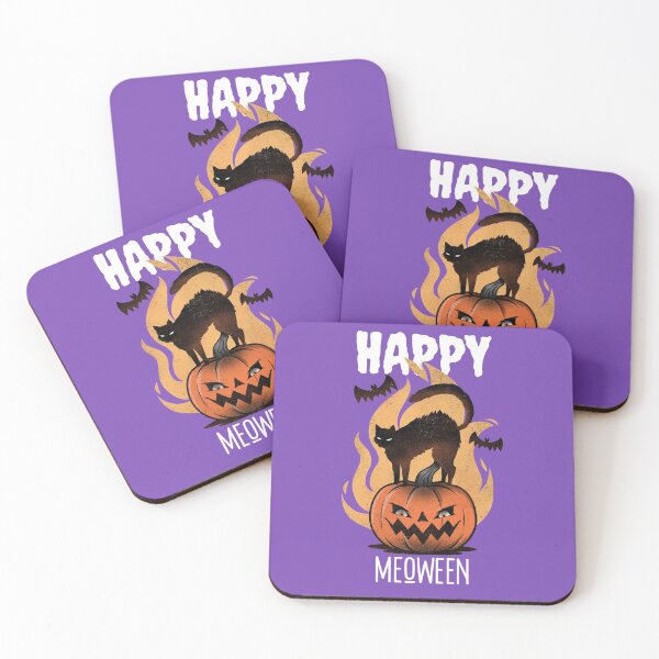 Item preview, Happy Meoween designed and sold by LKDesigns24.