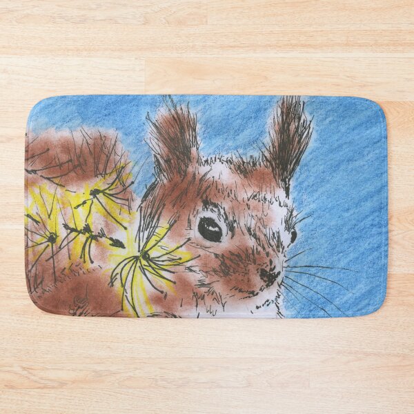 Item preview, Red Squirrel Sketch designed and sold by LymphomaLass.