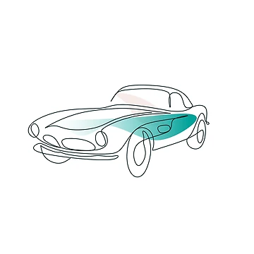 Artwork thumbnail, One Line Car by OneLinePrint