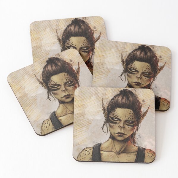 Item preview, Lae'zel Pencil Drawing designed and sold by Grimmsever.