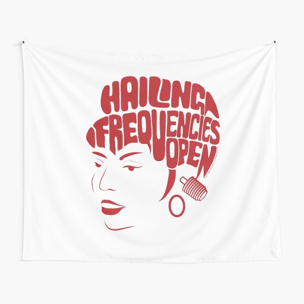 Item preview, Uhura, Hailing Frequencies Open, Star Trek Original Series, Red designed and sold by Markadesign.