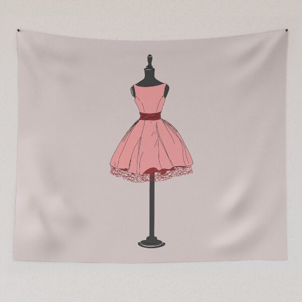 Item preview, Pink dress mannequin designed and sold by PeachyLitchi.
