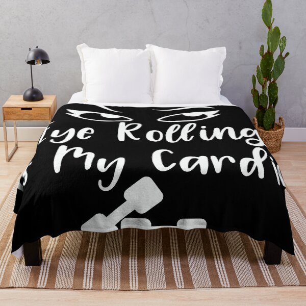Item preview, Eye Rolling Is My Cardio white designed and sold by NessiCreates.