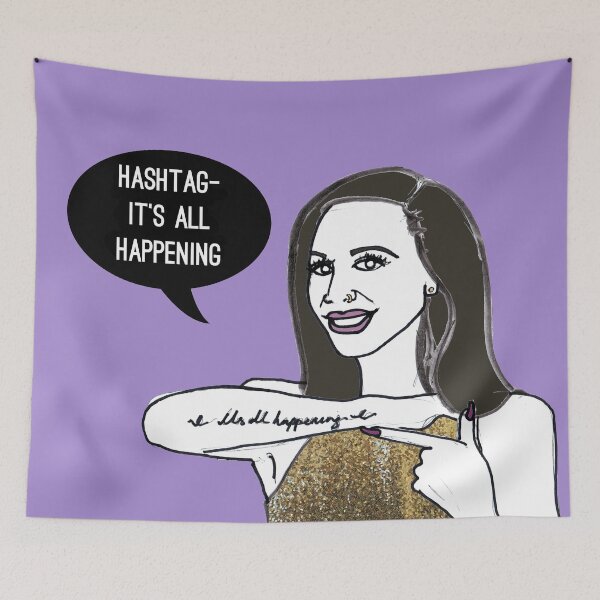 Item preview, Hashtag it's all happening designed and sold by Katsillustration.