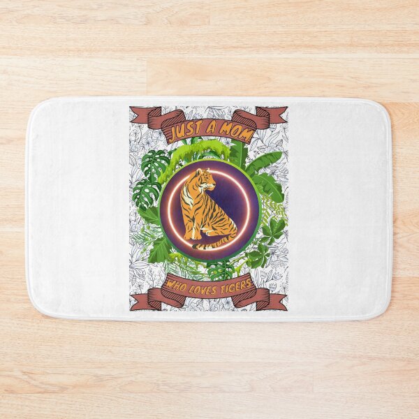 Item preview, Just a mom who loves tigers - Colorful compositions, art and animals, funny drawings designed and sold by AdvanceDesign.