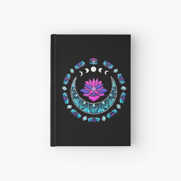 Baby Pink Mandala Dot Art Hardcover Journal for Sale by
