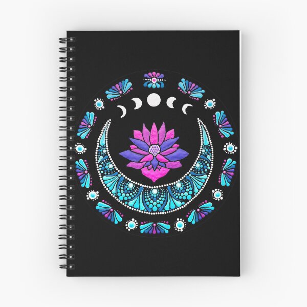 Item preview, Lotus Moon Mandala Dot Art designed and sold by FaerieRealm.