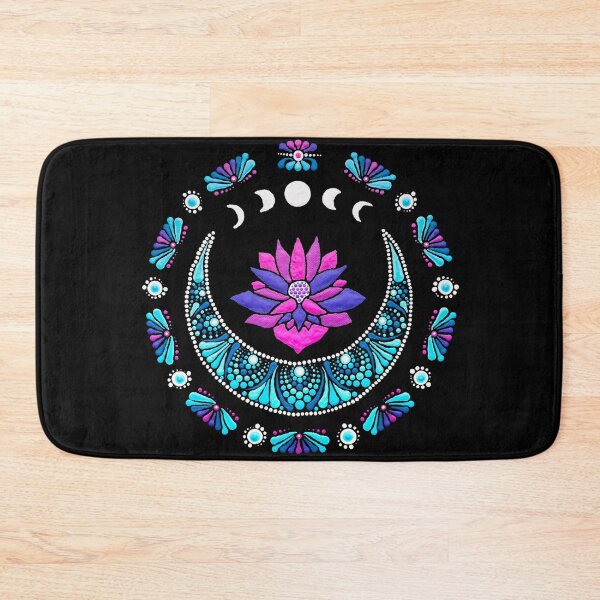 Item preview, Lotus Moon Mandala Dot Art designed and sold by FaerieRealm.
