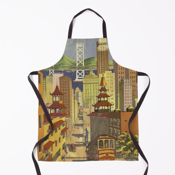 Artikelvorschau, San Francisco Vintage Reiseplakat Kalifornien - San Francisco Vintage Reisekunst entworfen und verkauft von cutesy.