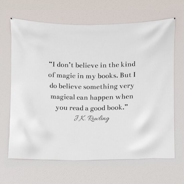 Item preview, Inspiring JK Rowling Author Writer Quote  designed and sold by HoeneShirts.