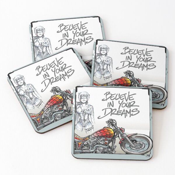 Item preview, rebel girl on motorcycle designed and sold by Didier Bierjon.