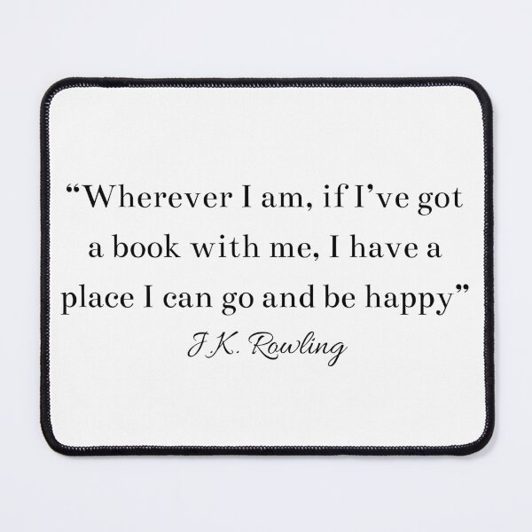 Item preview, Book JK Rowling Author Writer Quote  designed and sold by HoeneShirts.