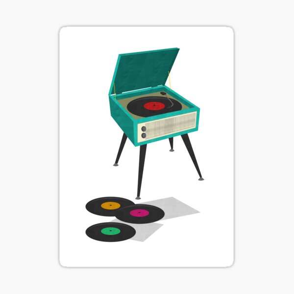 Record Player Sticker