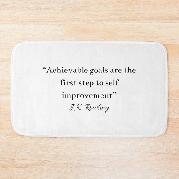 Item preview, Goals JK Rowling Author Writer Quote  designed and sold by HoeneShirts.