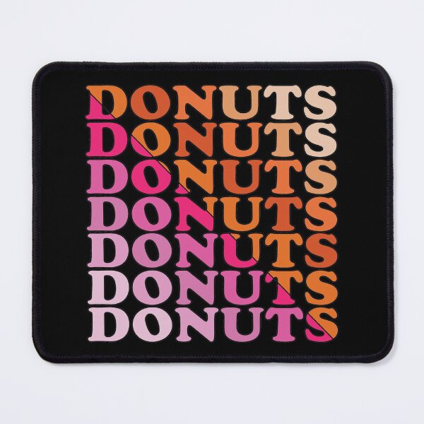 Item preview, Cute wave colorful Donut typography designed and sold by Donutlovers.