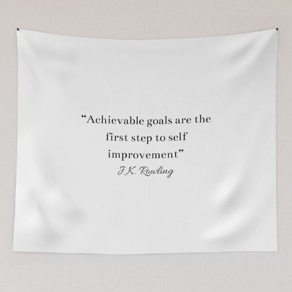 Item preview, Goals JK Rowling Author Writer Quote  designed and sold by HoeneShirts.