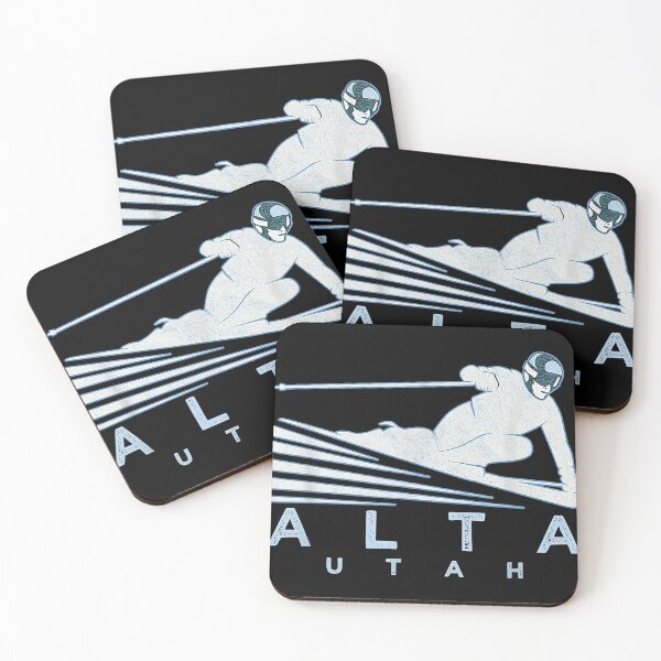Item preview, Retro Ski Alta, Utah Illustration - Vintage Snow Ski designed and sold by GracielaSimms.