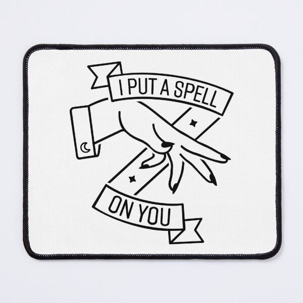 Item preview, I put a spell on you black designed and sold by Thingamabobbidi.